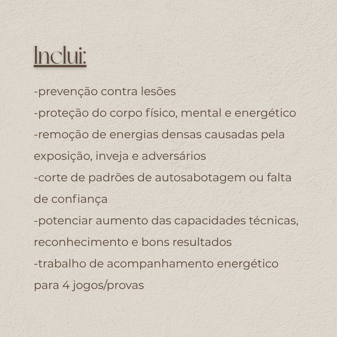Acompanhamento energético para atletas