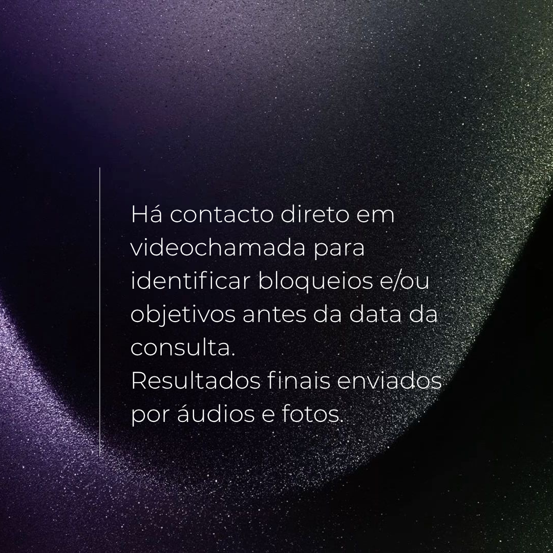 Mesa radiónica com mentoria individual