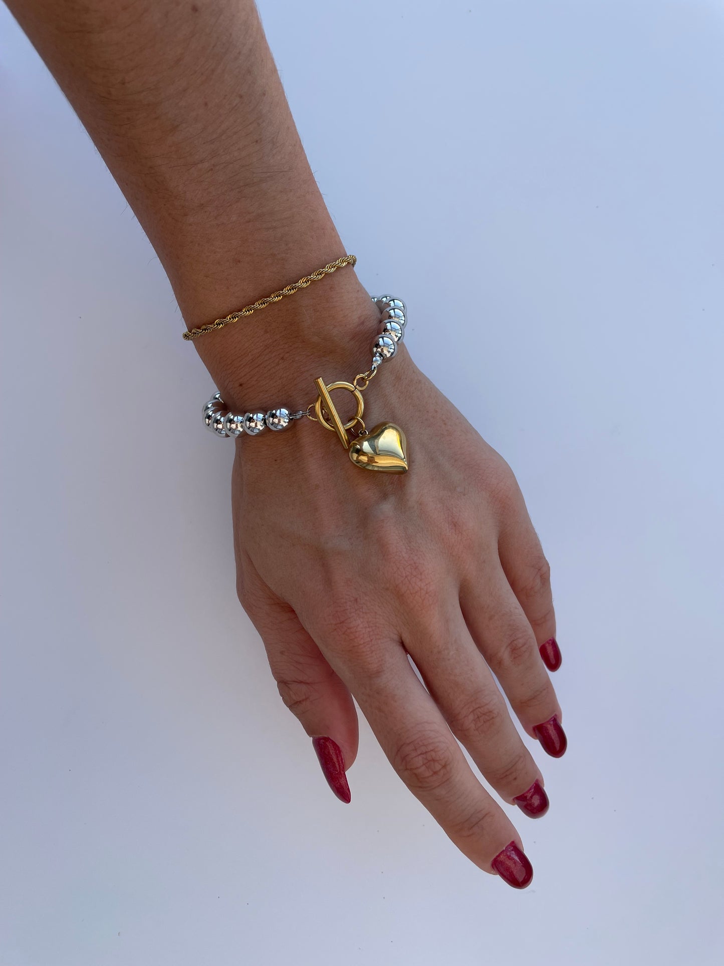 pulseira maxi heart