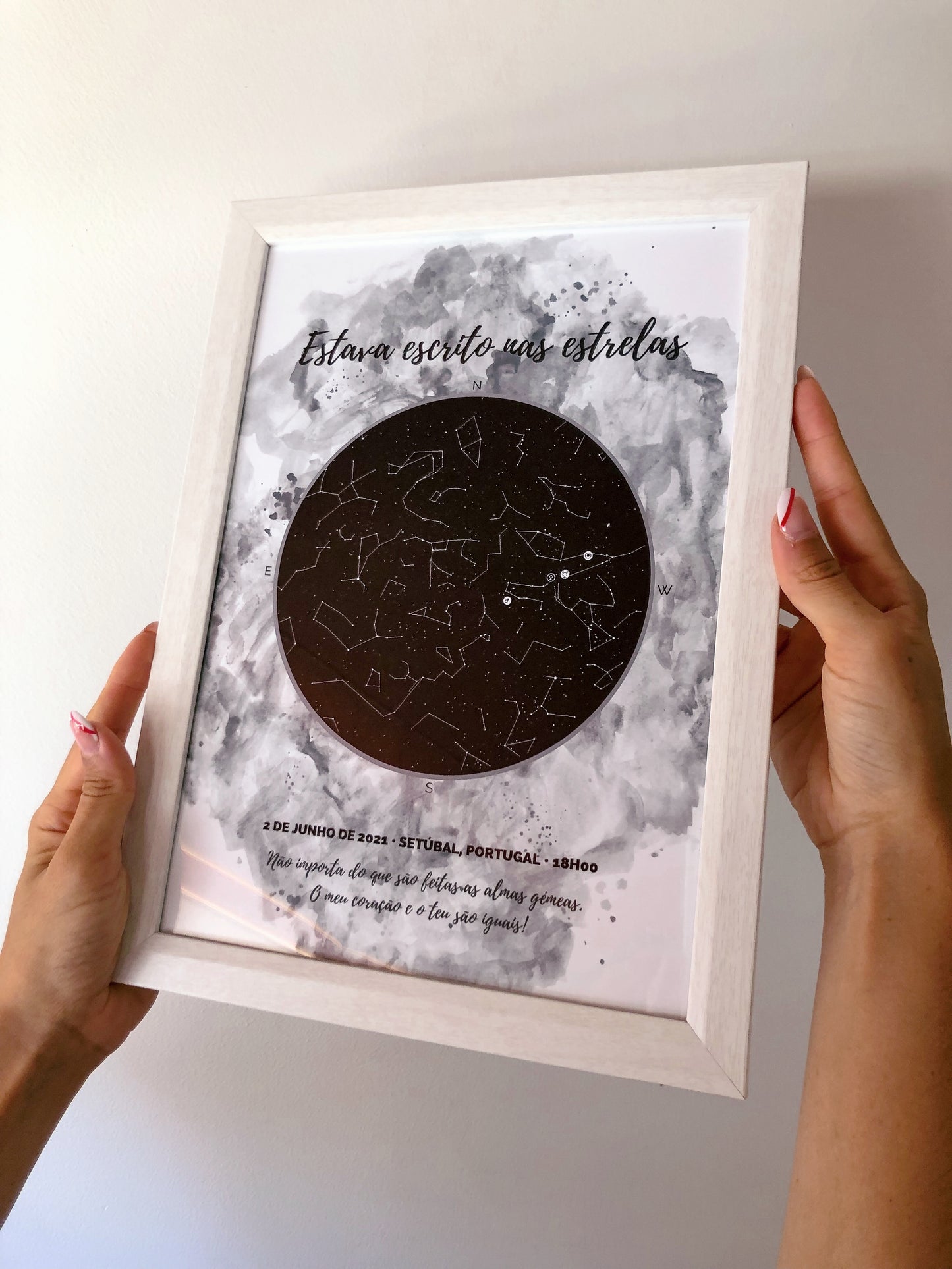poster mapa das estrelas