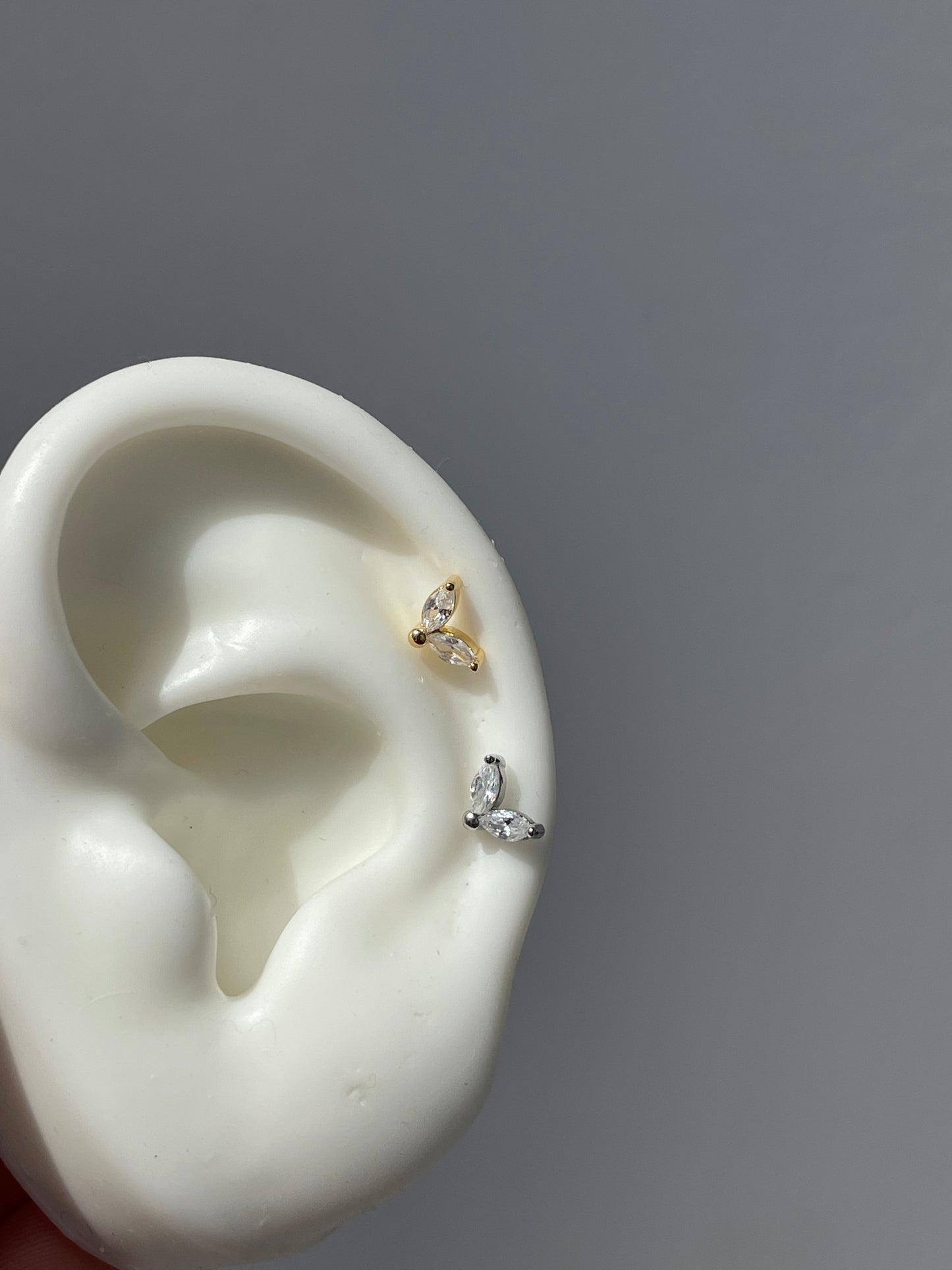 brinco piercing pétala