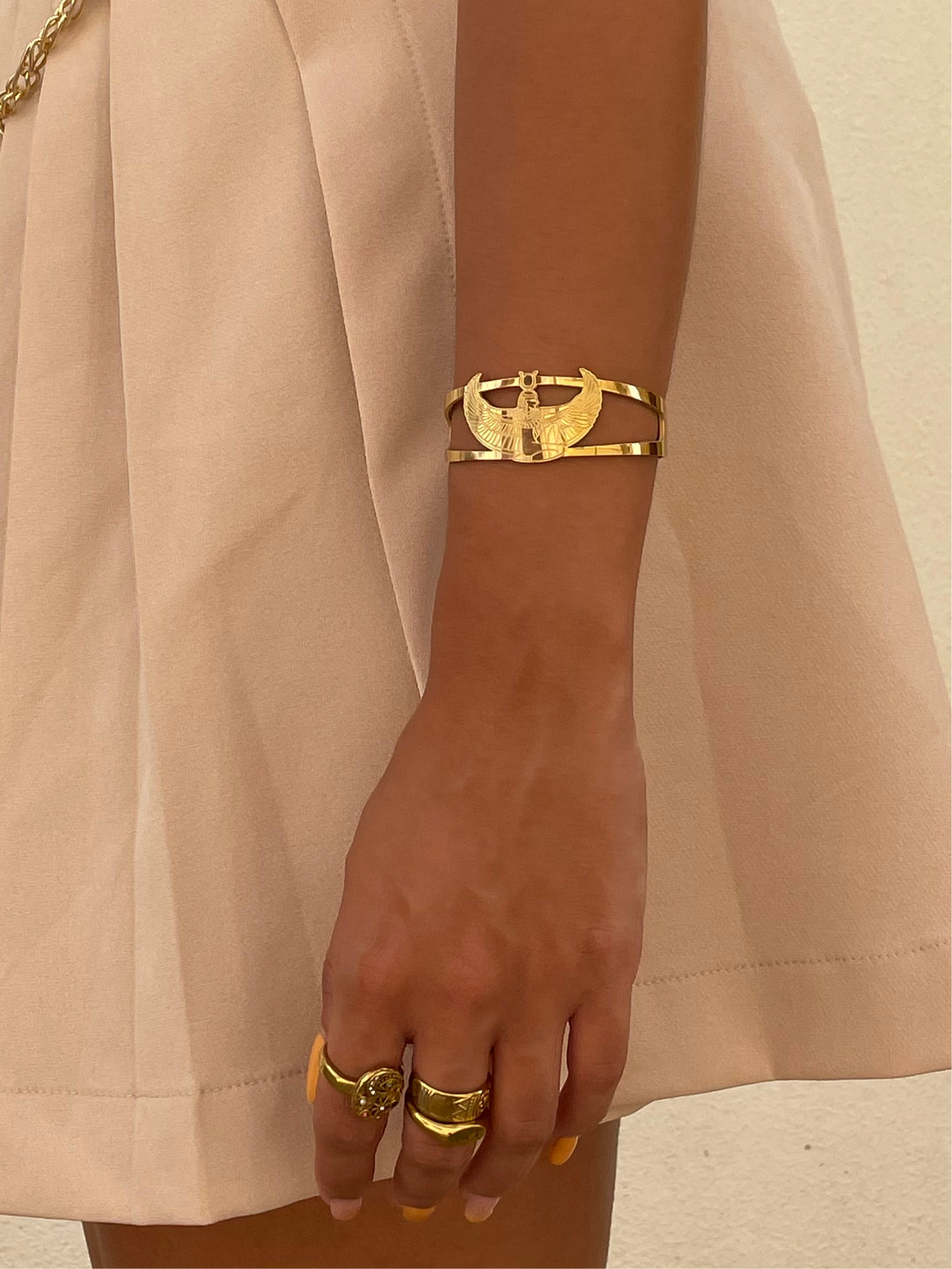 bracelete sol alado