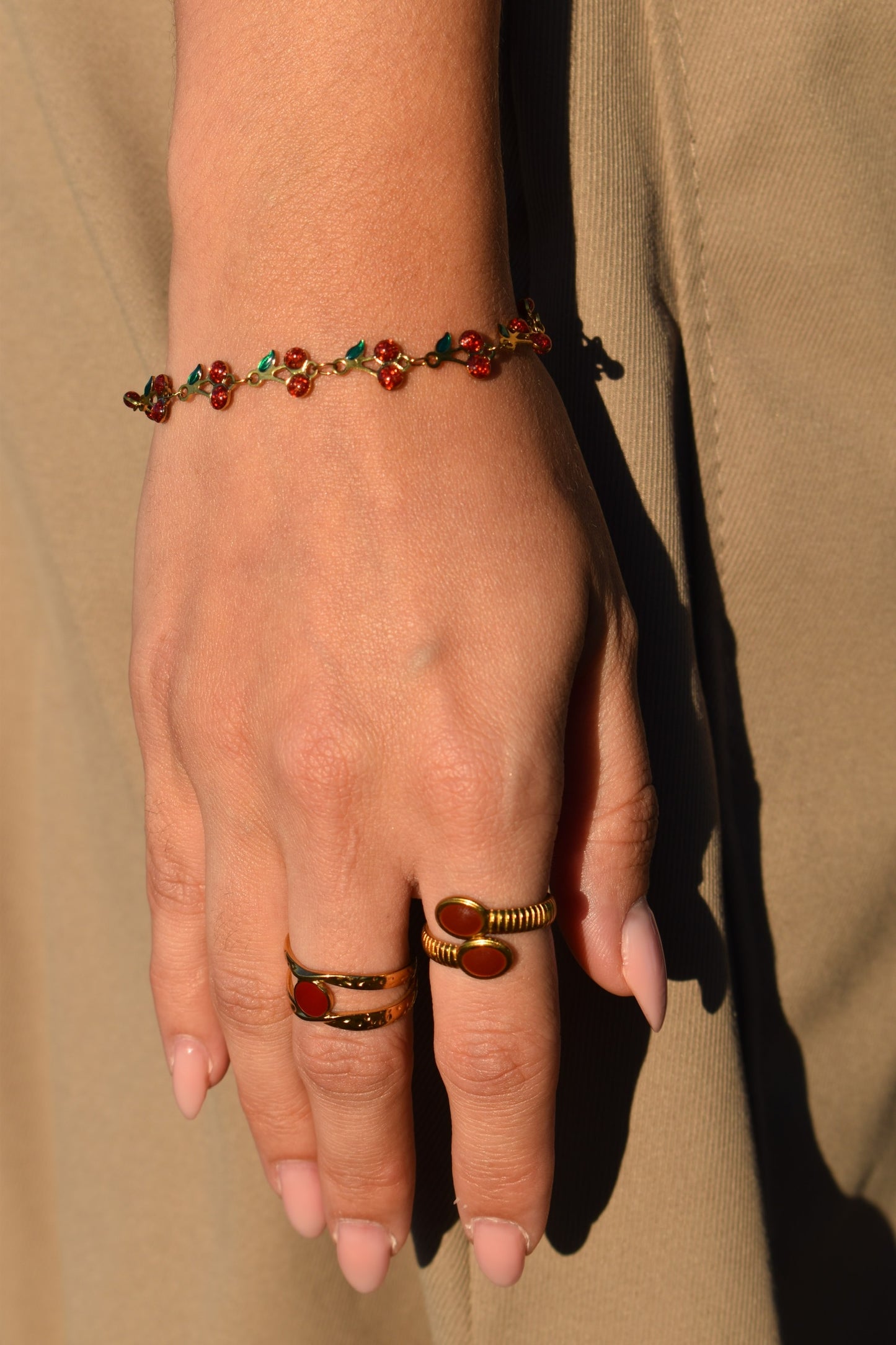 pulseira cerejas