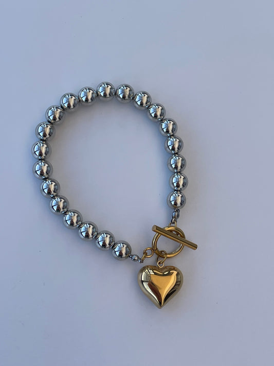 pulseira maxi heart