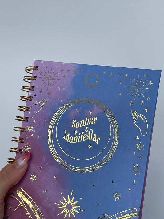caderno sonhar e manifestar