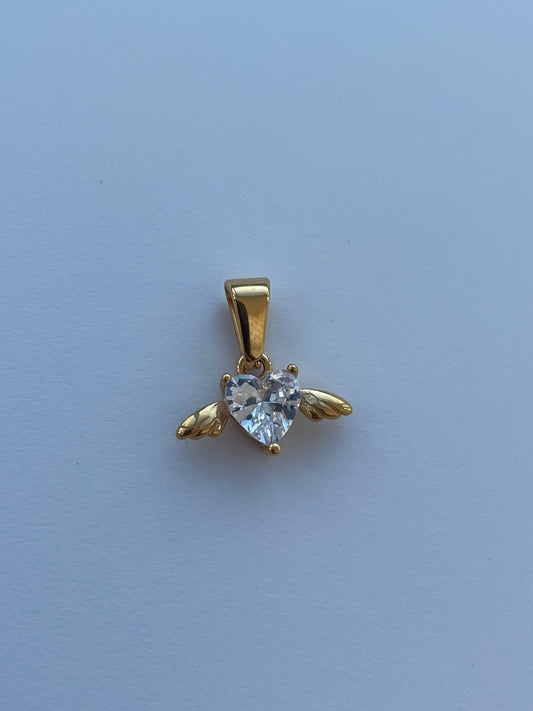 pendente angel coração