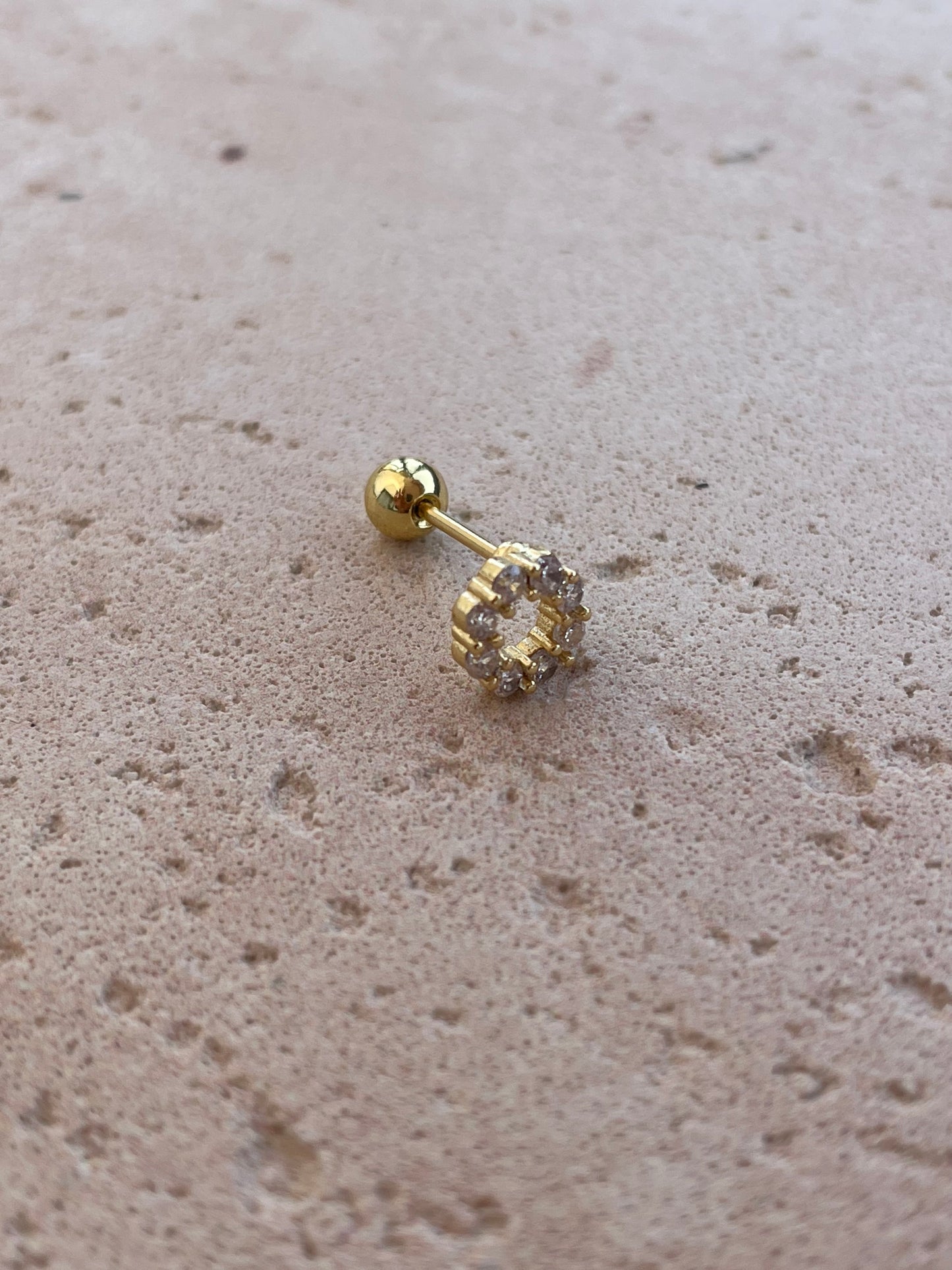 brinco piercing flor II