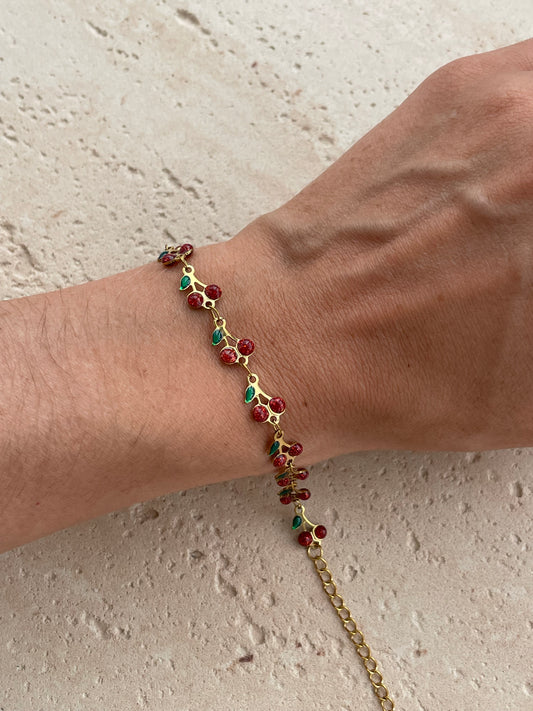 pulseira cerejas