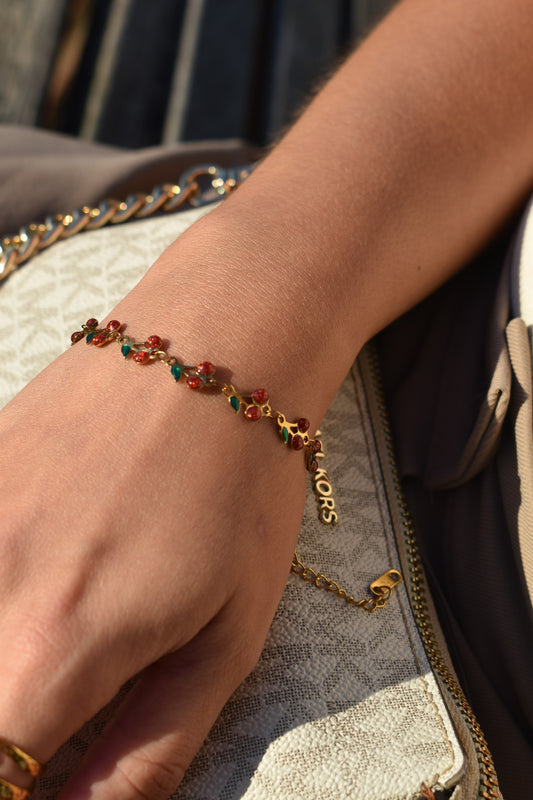 pulseira cerejas