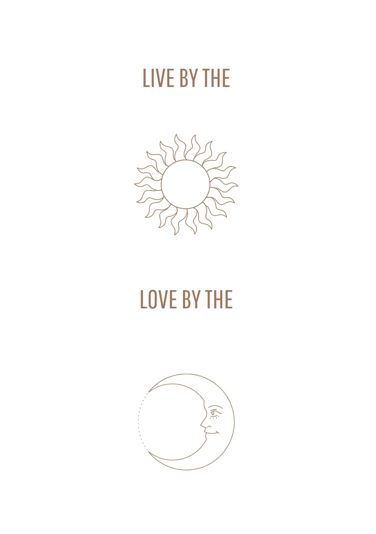 poster sun and moon