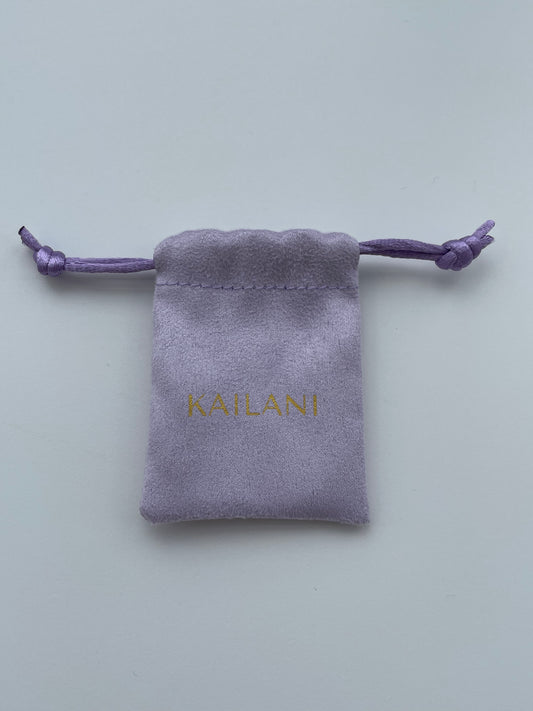 bolsa de jóias lilás